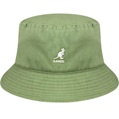 Kangol Washed Bucket Hat Oil Green
