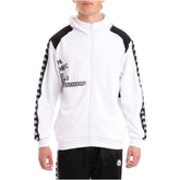 Kappa Authentic Bray White Black Hoodie 304IEL0-904