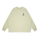 LAKH Men x URDU Donald Duck Long Tee Olive