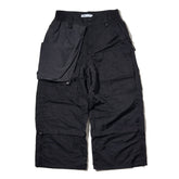 LAKH Reformed Heli-Crew Flared Pants Black