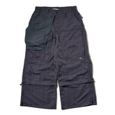 LAKH Reformed Heli-Crew Flared Pants Grey