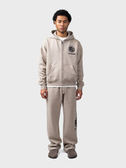 Lumi3re Republique Zipper Tracksuit | Light Brown