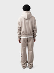 Lumi3re Republique Zipper Tracksuit | Light Brown
