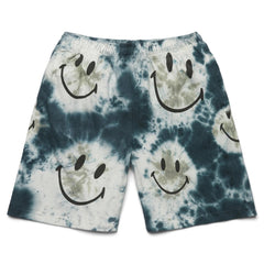 Market Men Smiley Shibori Dye Shorts Black