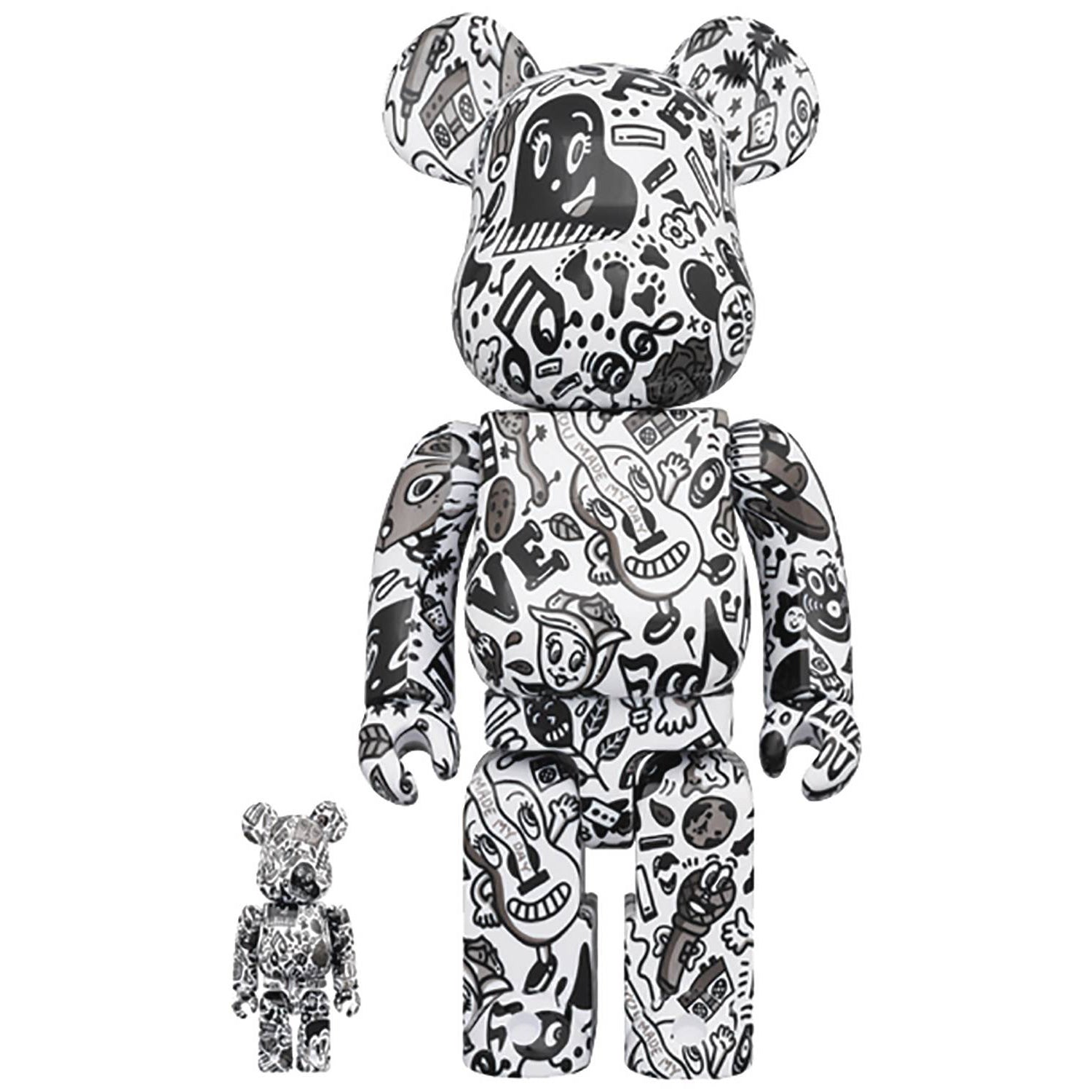 Medicom Japan Chocomoo 100% & 400% Bearbrick FEB229306I