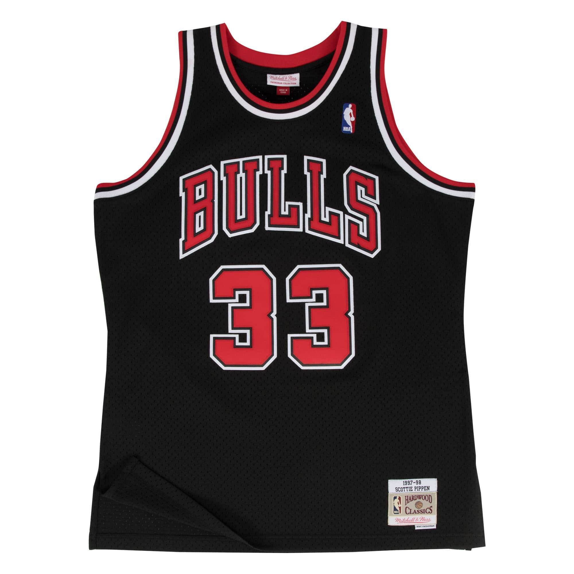 Mitchell & Ness NBA Chicago Bulls Swingman Jersey Scottie Pippen Black 1997 Men SMJYCBUKSPI97