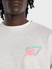 New Balance Classic Tri-Logo Sweater | Grey