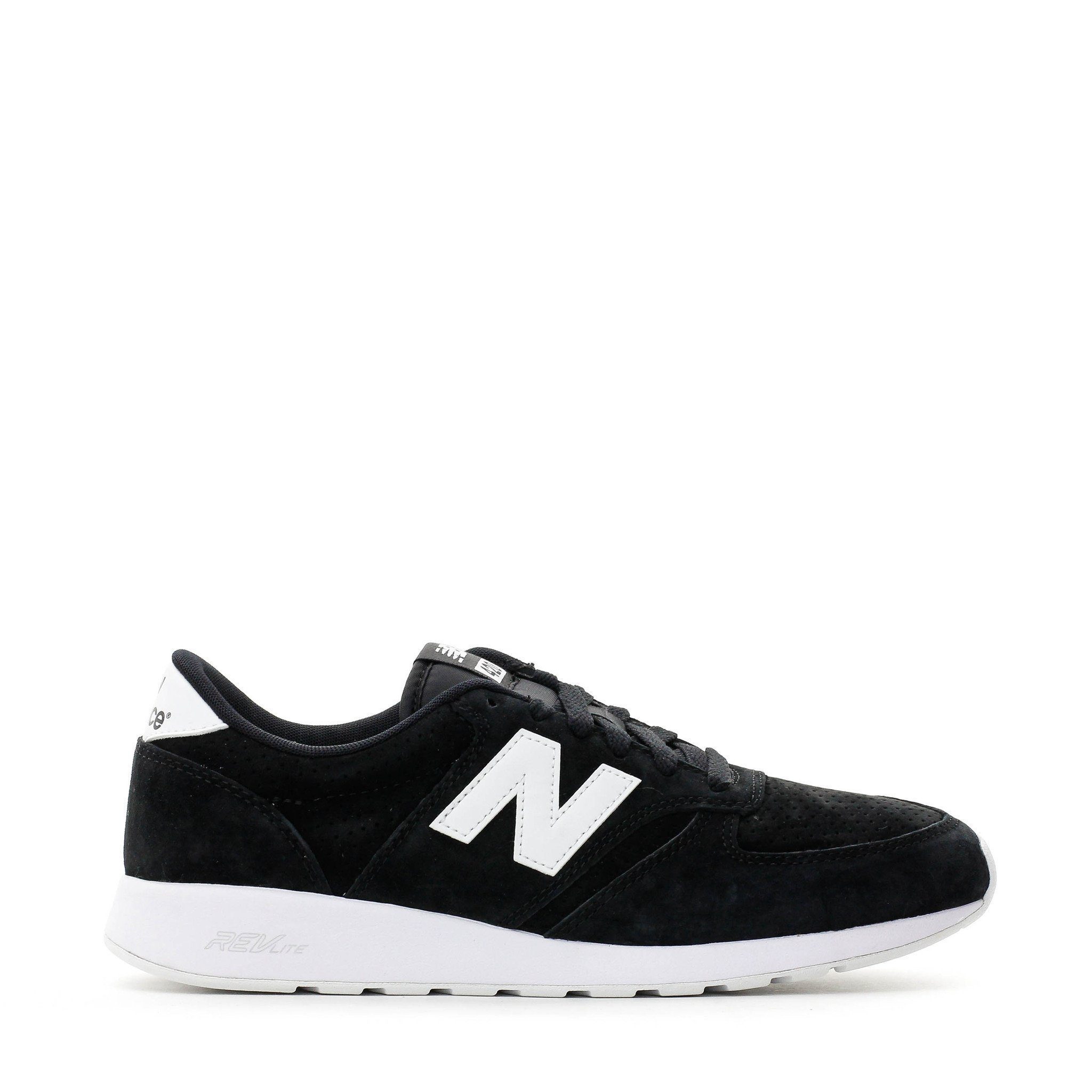 NEW BALANCE LIFESTYLE RE-ENGINEERED REVLITE BLACK WHITE SUEDE MRL420SN ***