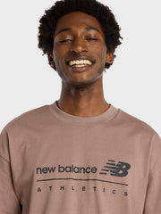 New Balance Linear Graphic T-Shirt | Earth Shadow