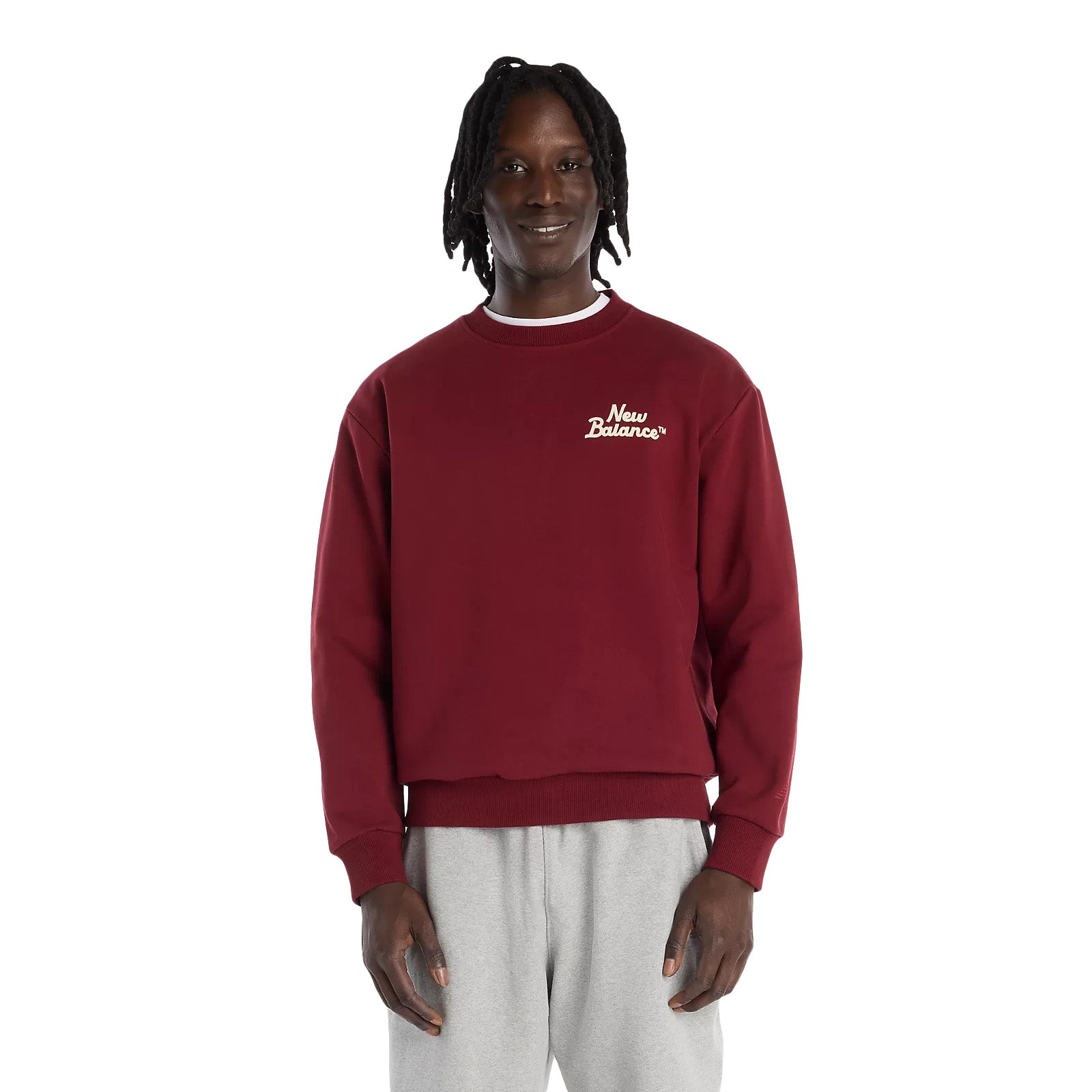 New Balance LNY Crew Sweatshirt Mercury Red