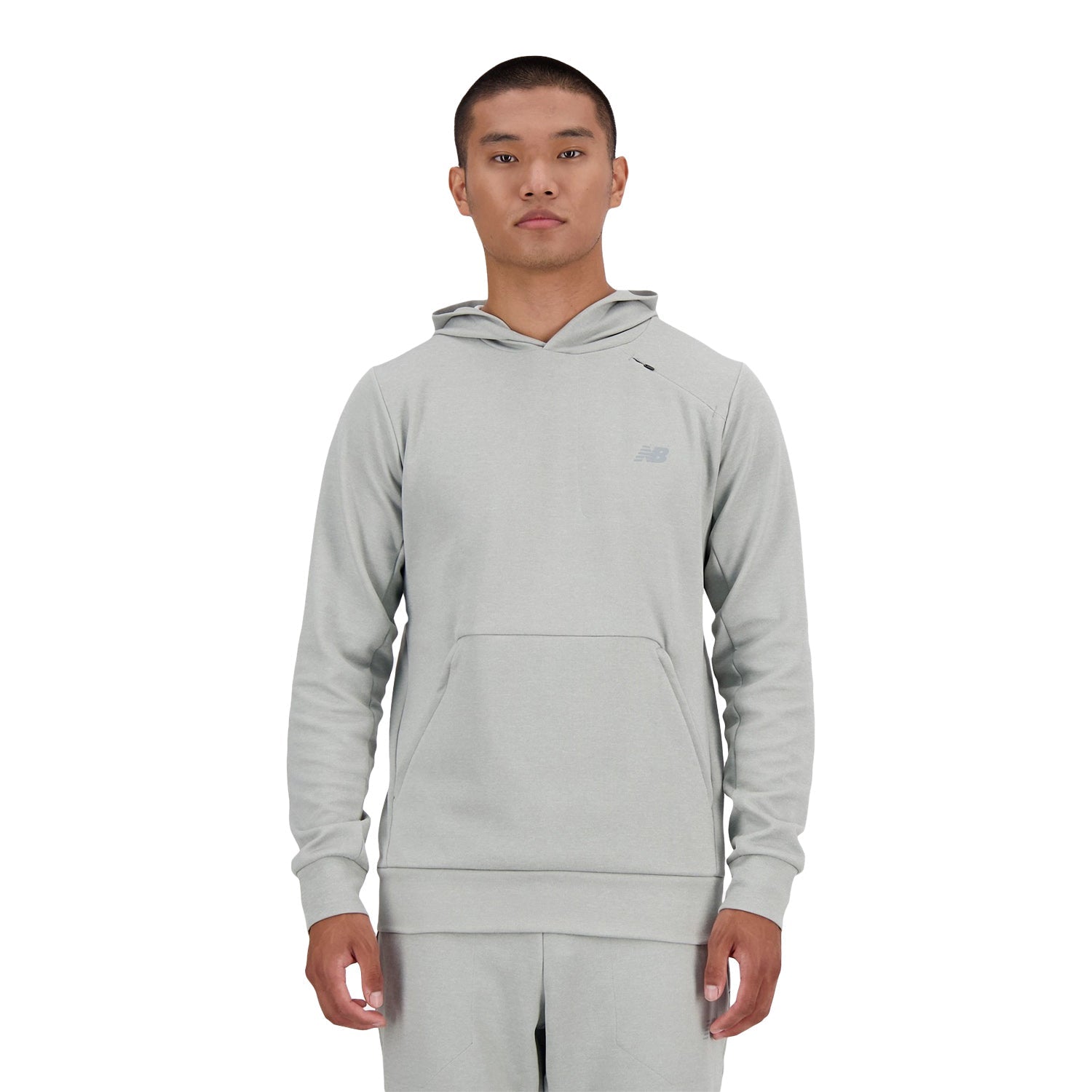 New Balance Men Tech Knit Hoodie Athletic Grey MT41139-AG