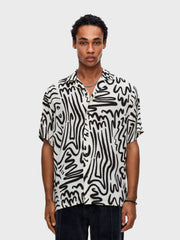 OAS Aerosol Viscose Shirt | White/Black