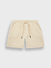 OAS Porto Waffle Shorts | Ecru