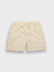 OAS Porto Waffle Shorts | Ecru