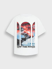 Off The Pitch Blaze T-Shirt | White
