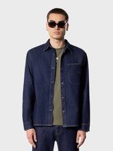 Off The Pitch Double Face Denim Shirt | Dark Blue