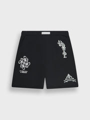 Off The Pitch Filigrain Shorts | Black