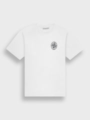Off The Pitch Never Settle T-Shirt | White