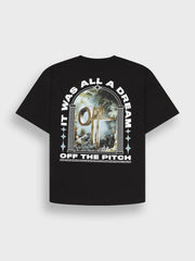 Off The Pitch Passage T-Shirt | Black