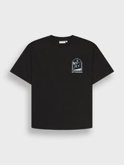 Off The Pitch Passage T-Shirt | Black