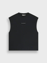 Off The Pitch Sage Sleeveless T-Shirt | Black