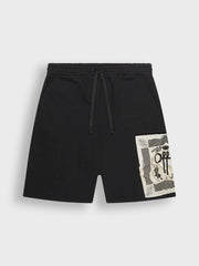 Off The Pitch Temple Shorts | Black