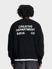 Reternity Creative Dept Knitted Sweater | Black