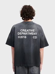 Reternity Creative Dept T-Shirt | Faded Black