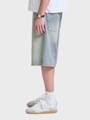 Reternity Studded Denim Jorts | Light Blue