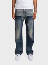 Rheborn Carpenter Washed Jeans | Blue