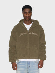 Rivero Atelier Cozy Teddy Zip Hoodie | Taupe