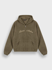Rivero Atelier Cozy Teddy Zip Hoodie | Taupe