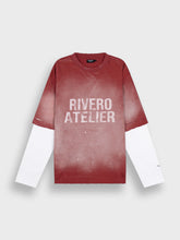 Rivero Fade Artifact Double Layered Longsleeve | Red