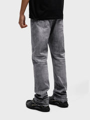 Rivero Granite Embossed Jeans | Grey