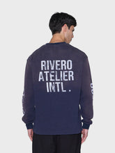 Rivero INTL. Waffle Longsleeve T-Shirt | Navy