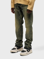 Rivero Plain Embossed Jeans | Veridian