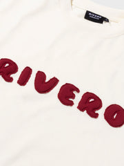 Rivero Puffed Logo T-Shirt | Off-White