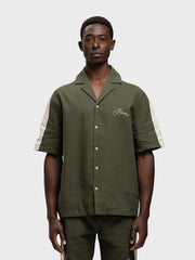 Rivero Retro Linen Shirt | Green