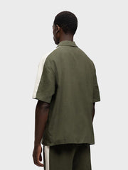 Rivero Retro Linen Shirt | Green