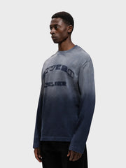 Rivero Statement Longsleeve T-Shirt | Washed Blue