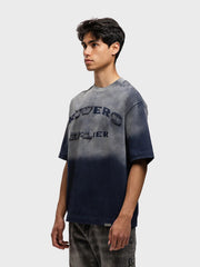 Rivero Statement T-Shirt | Washed Blue