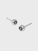 TwoJeys 8 Ball Earrings | Silver