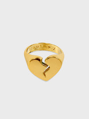 TwoJeys Broken Heart Ring | Gold
