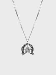 TwoJeys Horseshoe Necklace | Silver