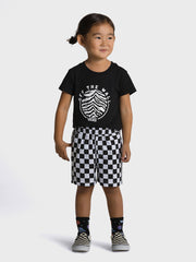 Vans Elastic Waist Shorts Kids | Checkerboard