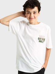Vans Metal Wall Kids T-Shirt | White
