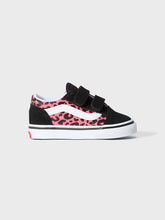 Vans Old Skool (TD) Kinderschoenen | Glitter Leopard Pink