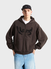 Vans Raw Instinct Zip Hoodie | Faded Black