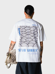 Woodbird WBBaine Sea T-Shirt | White