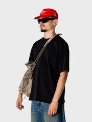 Woodbird WBBaine Warp Acid T-Shirt | Black